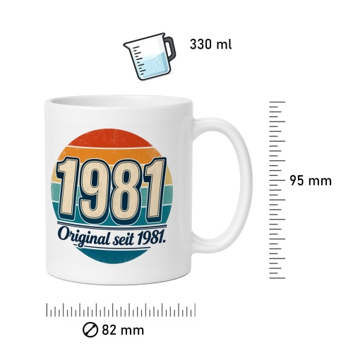 Tasse »1981 Original seit 1981«