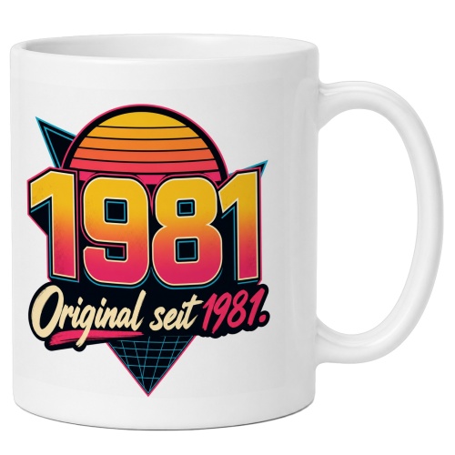 Tasse »1981 Original seit 1981«