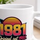 Tasse »1981 Original seit 1981«
