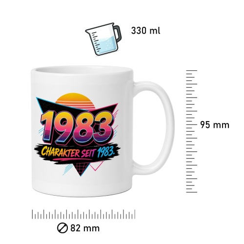 Tasse »1983 Charakter seit 1983.«