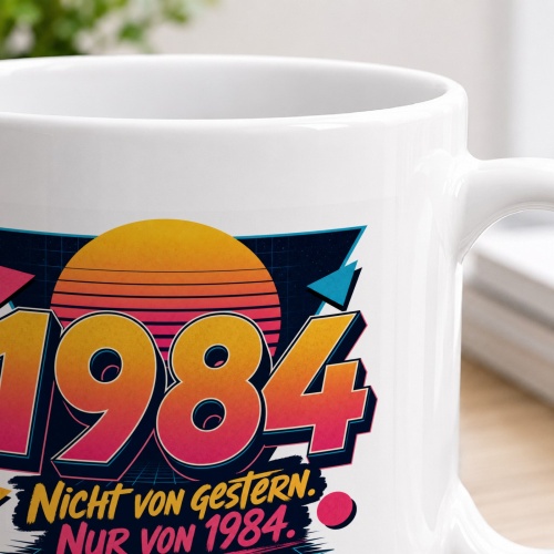 Tasse »1984 Nicht von gestern. Nur von 1984.«