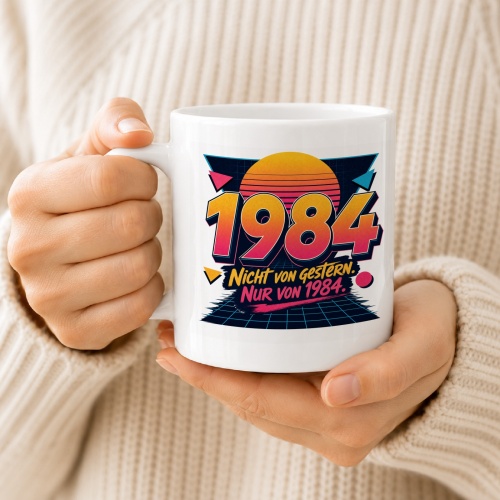 Tasse »1984 Nicht von gestern. Nur von 1984.«