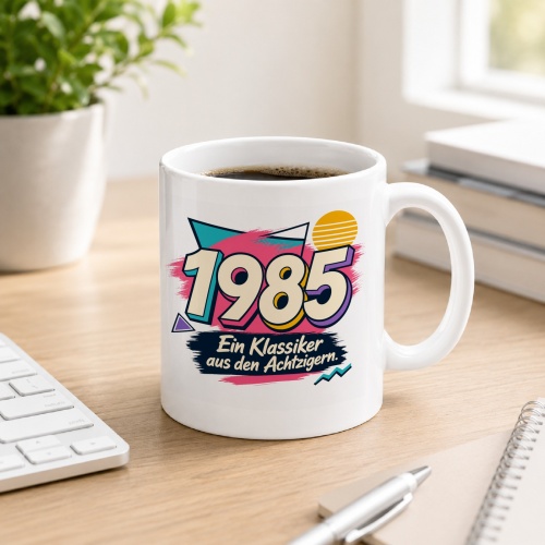 Tasse »1985 Ein Klassiker aus den Achtzigern.«