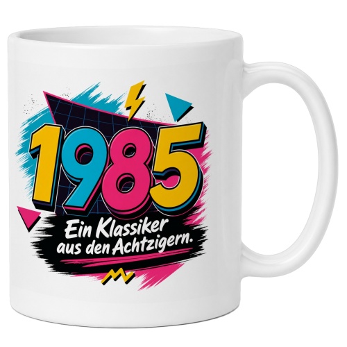 Tasse »1985 Ein Klassiker aus den Achtzigern.«