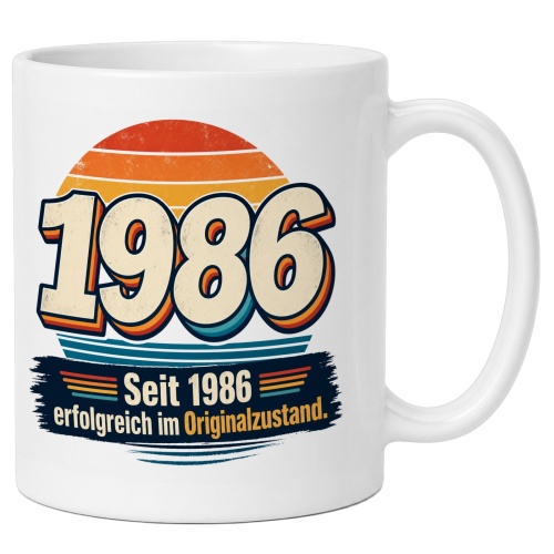 Tasse »1986 Seit 1986 erfolgreich im...