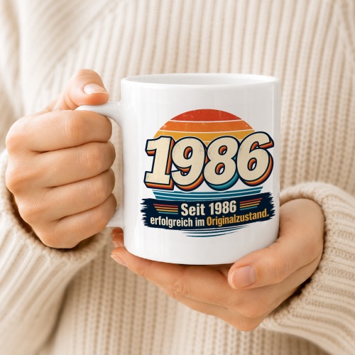 Tasse »1986 Seit 1986 erfolgreich im Originalzustand«