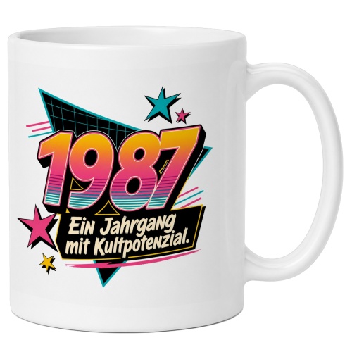 Tasse »1987 Ein Jahrgang mit Kultpotenzial«