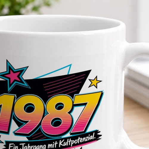 Tasse »1987 Ein Jahrgang mit Kultpotential.«