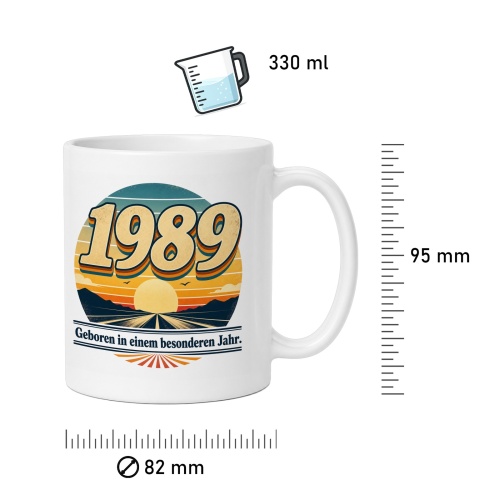 Tasse »1989 Geboren in einem besonderen Jahr«