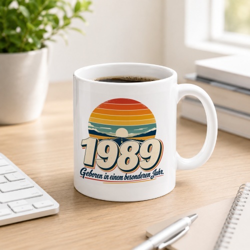 Tasse »1989 Geboren in einem besonderen Jahr.«