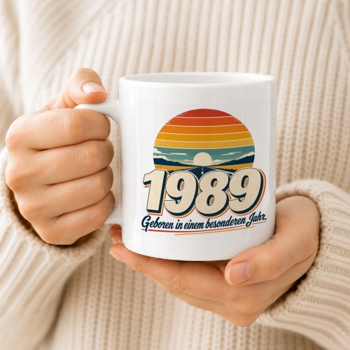 Tasse »1989 Geboren in einem besonderen Jahr.«