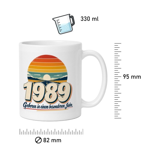 Tasse »1989 Geboren in einem besonderen Jahr.«