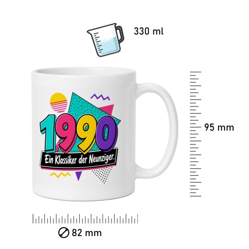 Tasse »1990 – Ein Klassiker der Neunziger.«