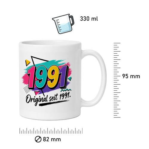 Tasse »1991 Original seit 1991.«