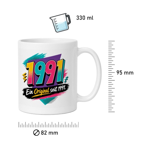 Tasse »1991 Ein Original seit 1991«