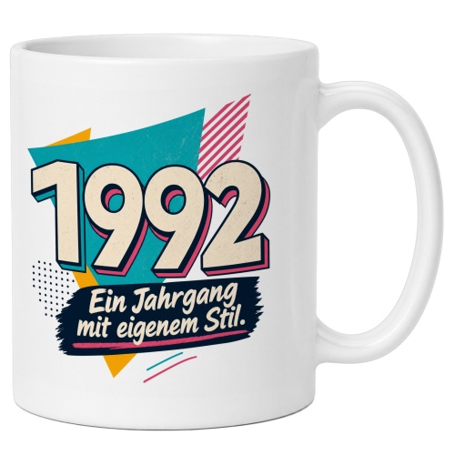 Tasse »1992 – Ein Jahrgang mit eigenem...