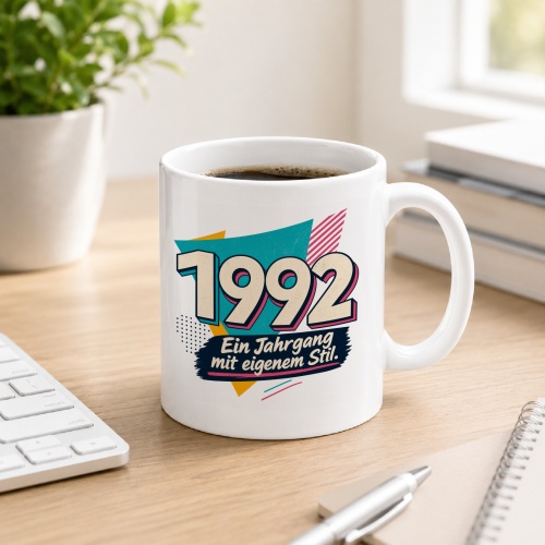 Tasse »1992 – Ein Jahrgang mit eigenem...