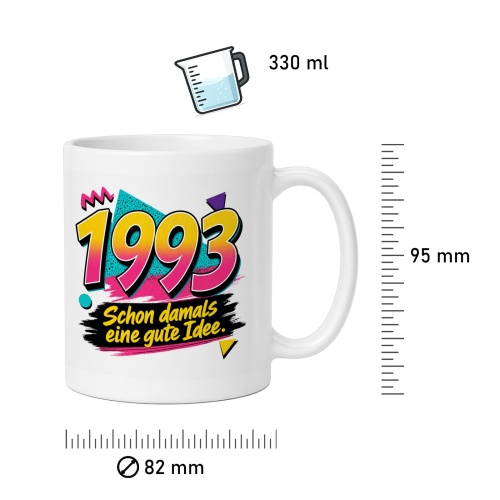 Tasse »1993 Schon damals eine gute Idee.«