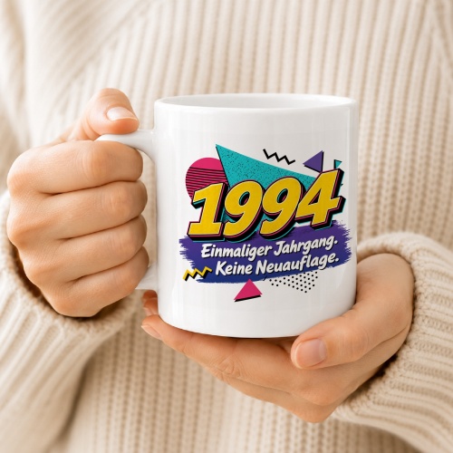 Tasse »1994 Einmaliger Jahrgang. Keine Neuauflage.«