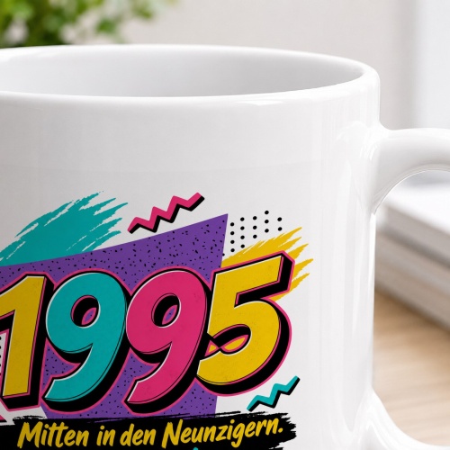 Tasse »1995 Mitten in den Neunzigern. Voll im Leben.«