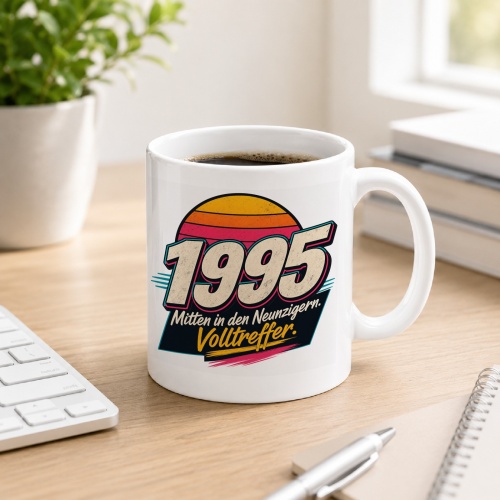 Tasse »1995 Mitten in den Neunzigern....