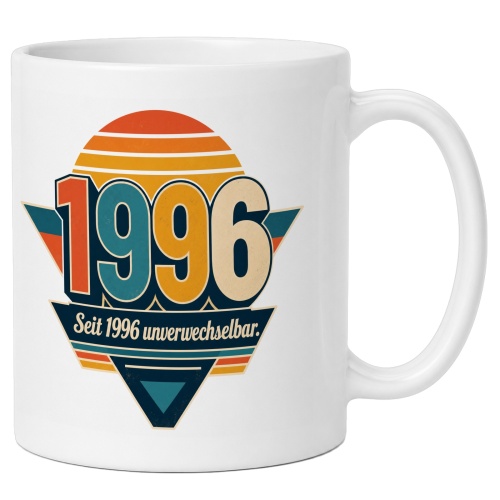 Tasse »1996 Seit 1996 unverwechselbar.«