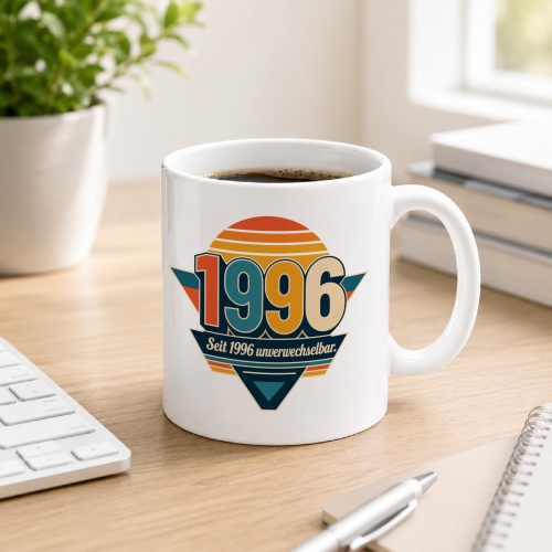 Tasse »1996 Seit 1996 unverwechselbar.«