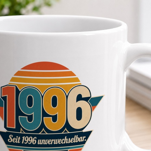Tasse »1996 Seit 1996 unverwechselbar.«