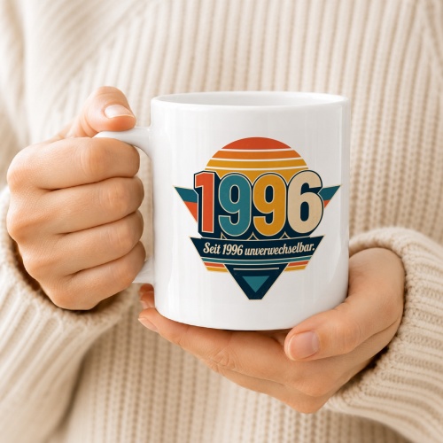 Tasse »1996 Seit 1996 unverwechselbar.«