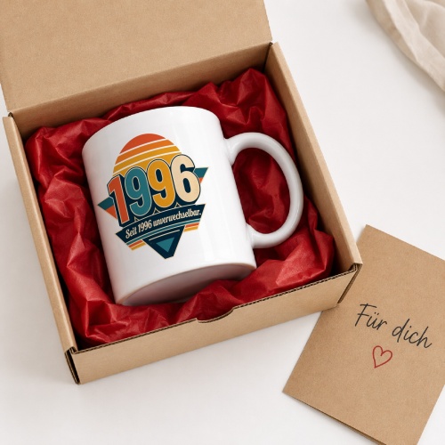 Tasse »1996 Seit 1996 unverwechselbar.«
