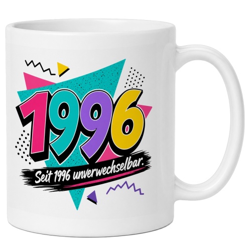 Tasse »1996 Seit 1996 unverwechselbar«