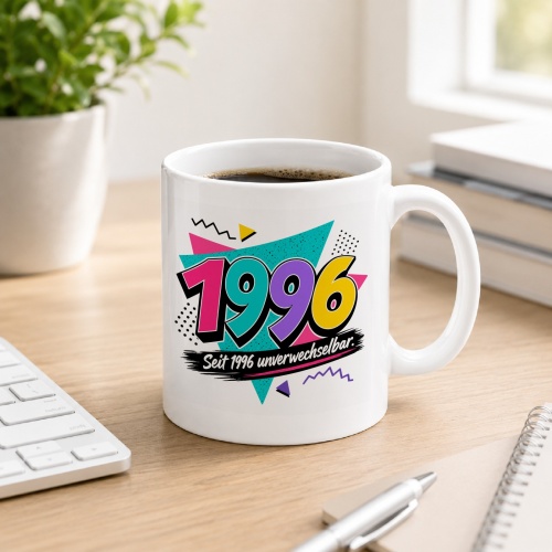 Tasse »1996 Seit 1996 unverwechselbar«