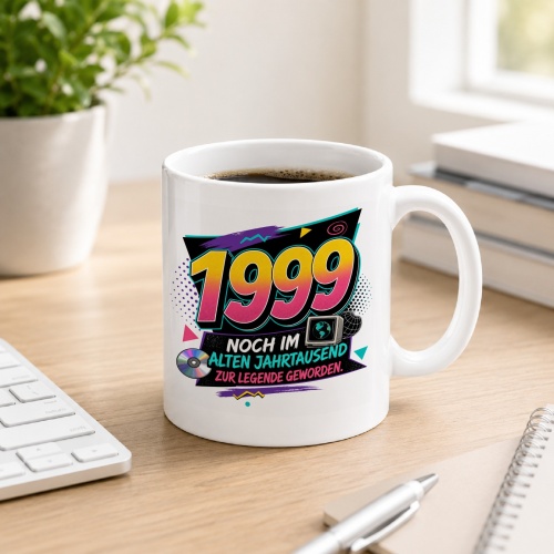 Tasse »1999 Noch im alten Jahrtausend zur Legende...
