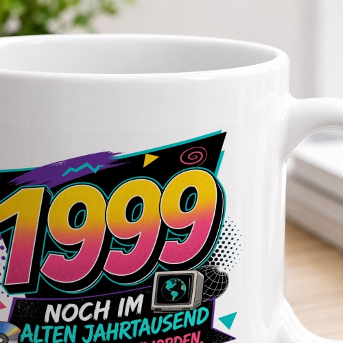 Tasse »1999 Noch im alten Jahrtausend zur Legende geworden.«