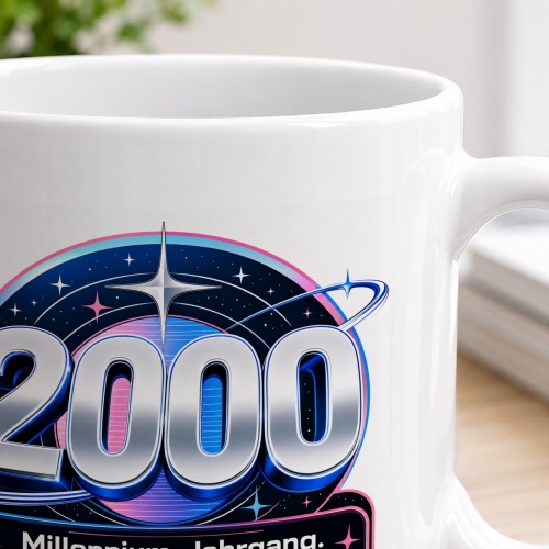 Tasse »2000 Millennium-Jahrgang. Einmalig seit Tag eins.«