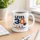 Tasse »Level 30 Erfahrung freigeschaltet. Energie optional.«