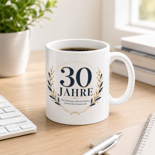 Tasse »30 Jahre«