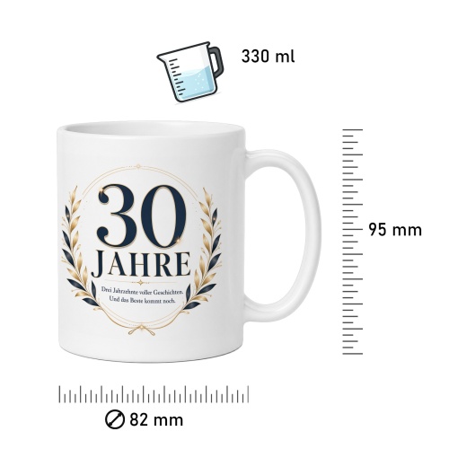 Tasse »30 Jahre«