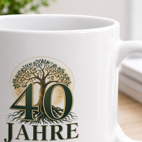 Tasse »40 Jahre«