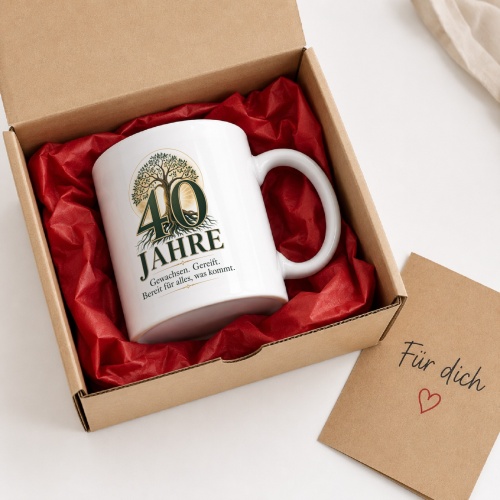 Tasse »40 Jahre«