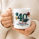 Tasse »40 Nicht alt. Nur länger jung.«