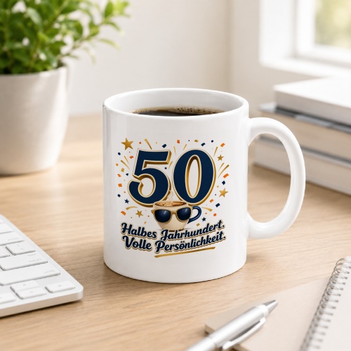 Tasse »50 Halbes Jahrhundert. Volle...