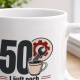 Tasse »50 Läuft noch. Wartung wird empfohlen.«