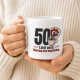 Tasse »50 Läuft noch. Wartung wird empfohlen.«