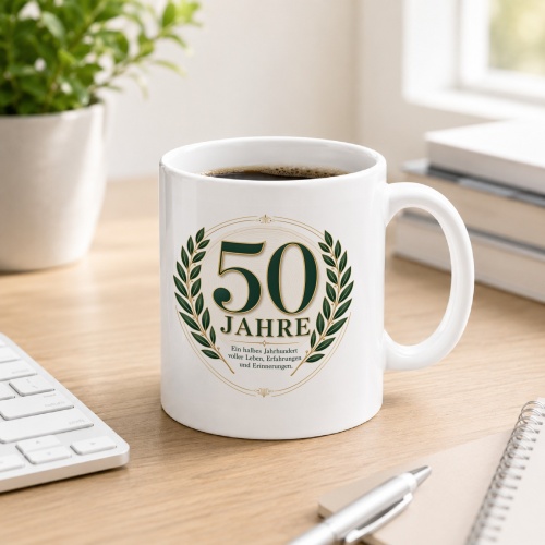 Tasse »50 Jahre«