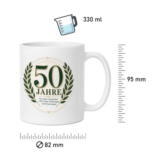 Tasse »50 Jahre«