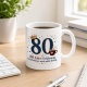 Tasse »80 Jahre Erfahrung. Und immer noch nicht fertig.«