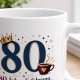 Tasse »80 Jahre Erfahrung. Und immer noch nicht fertig.«