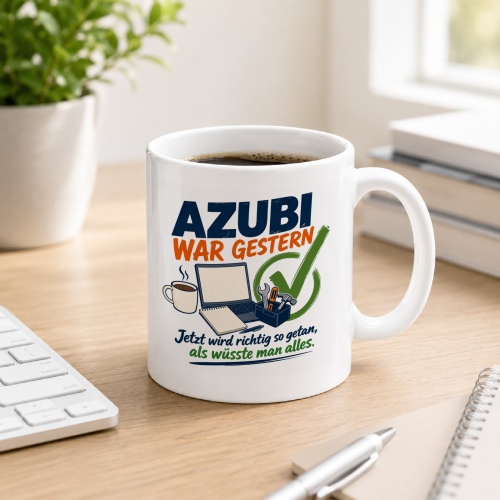 Tasse »Azubi war gestern«