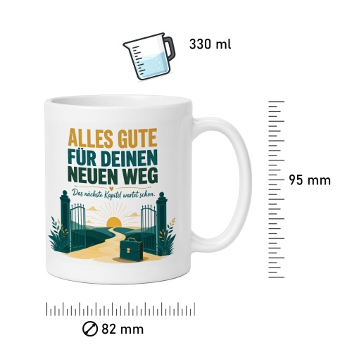 Tasse »Alles Gute für deinen neuen Weg«
